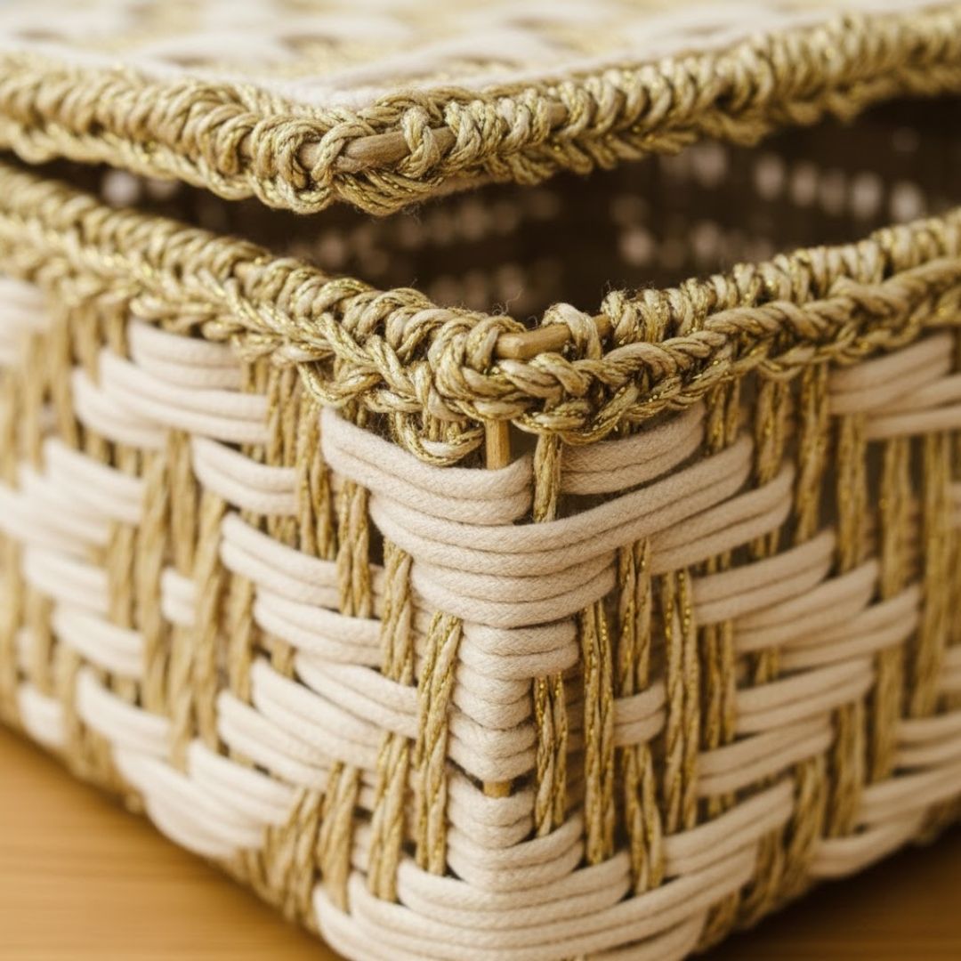 Golden Treasure Box: Elegant Storage Solution